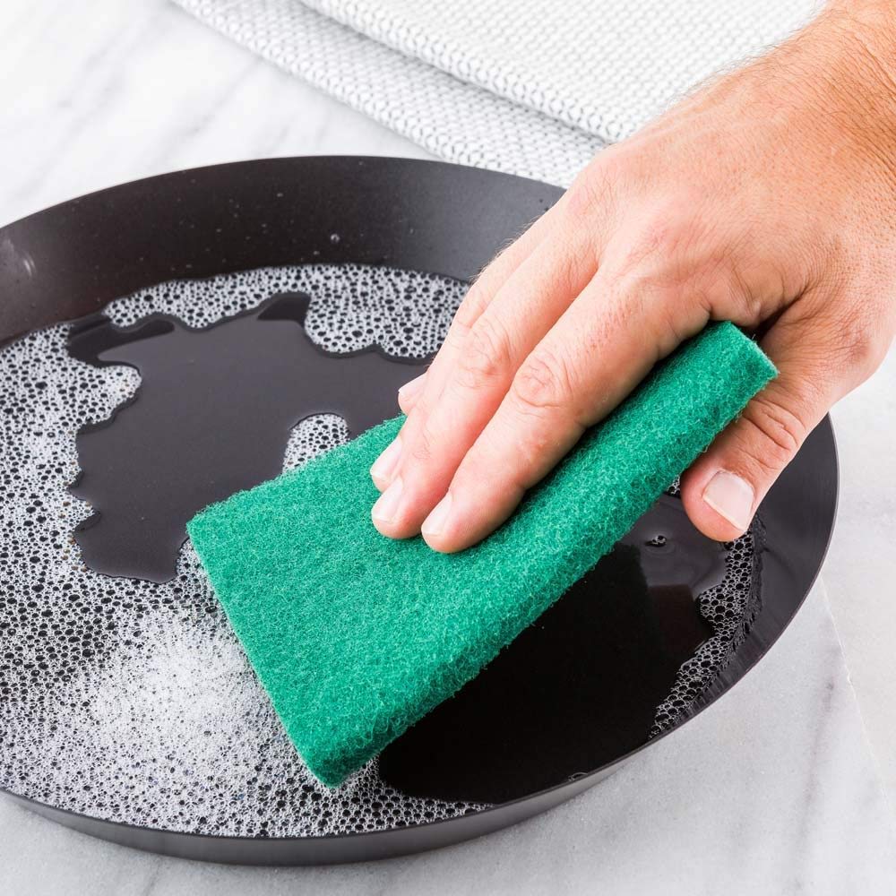 3438 Scrub Sponge Cleaning Pads Aqua Green Wukusy