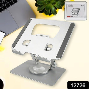 Aluminum Alloy 360rotating Bracket Adjustable Tablet Stand Portable Foldable Ergonomic Tablet Support Wukusy