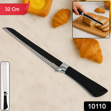 Premium 32 Cm Serrated Bread Knife With Ergonomic Handle Wukusy