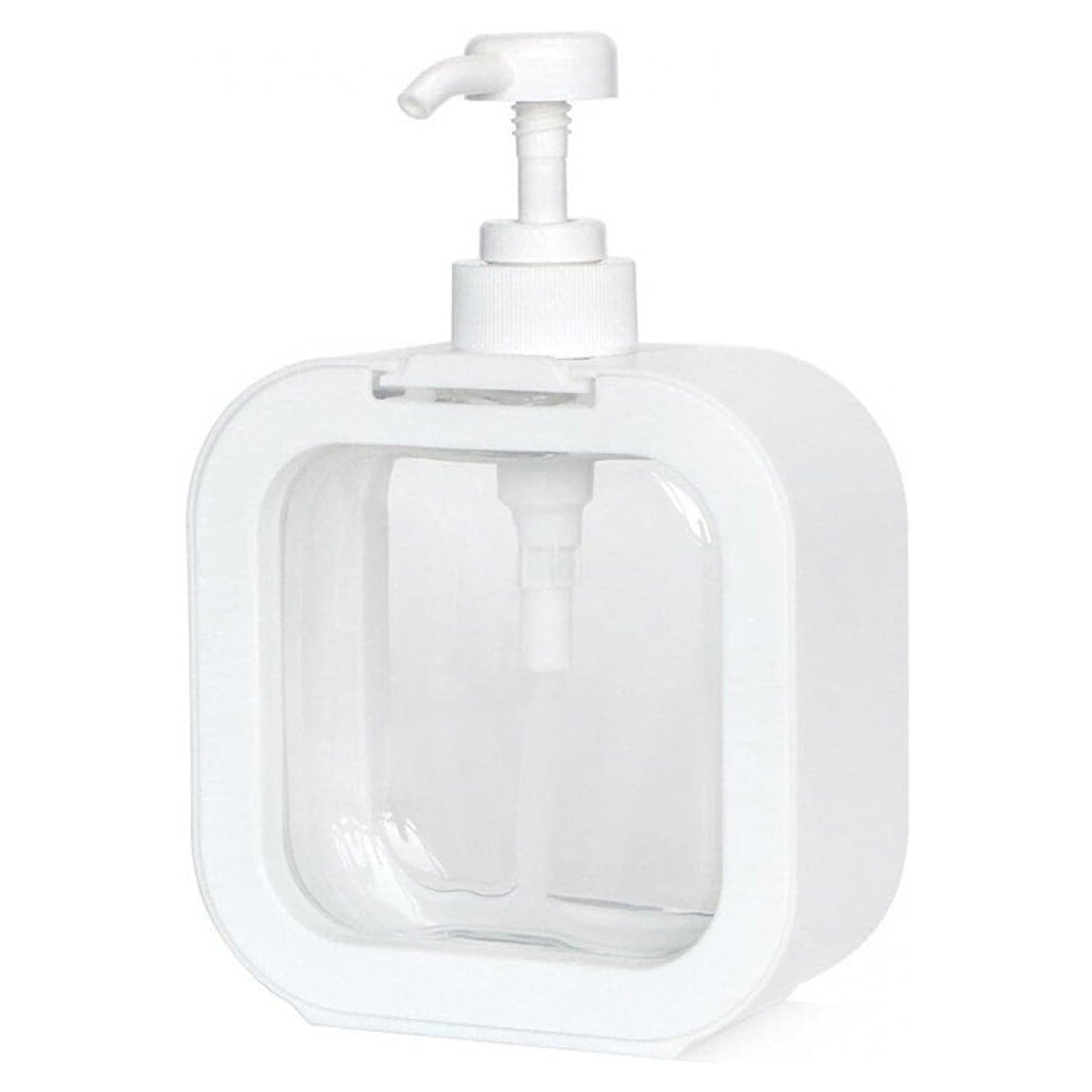 Snap Sink Dispenser Plastic Clear Empty Pump Lotion Bottles (1 Set) Wukusy