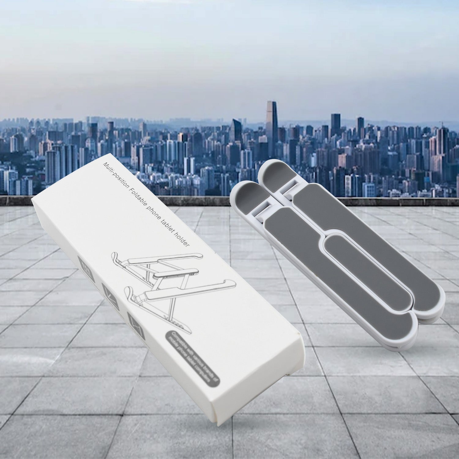 7240 Adjustable Laptop Stand Holder With Built-in Foldable Legs And High Quality Fibre Wukusy