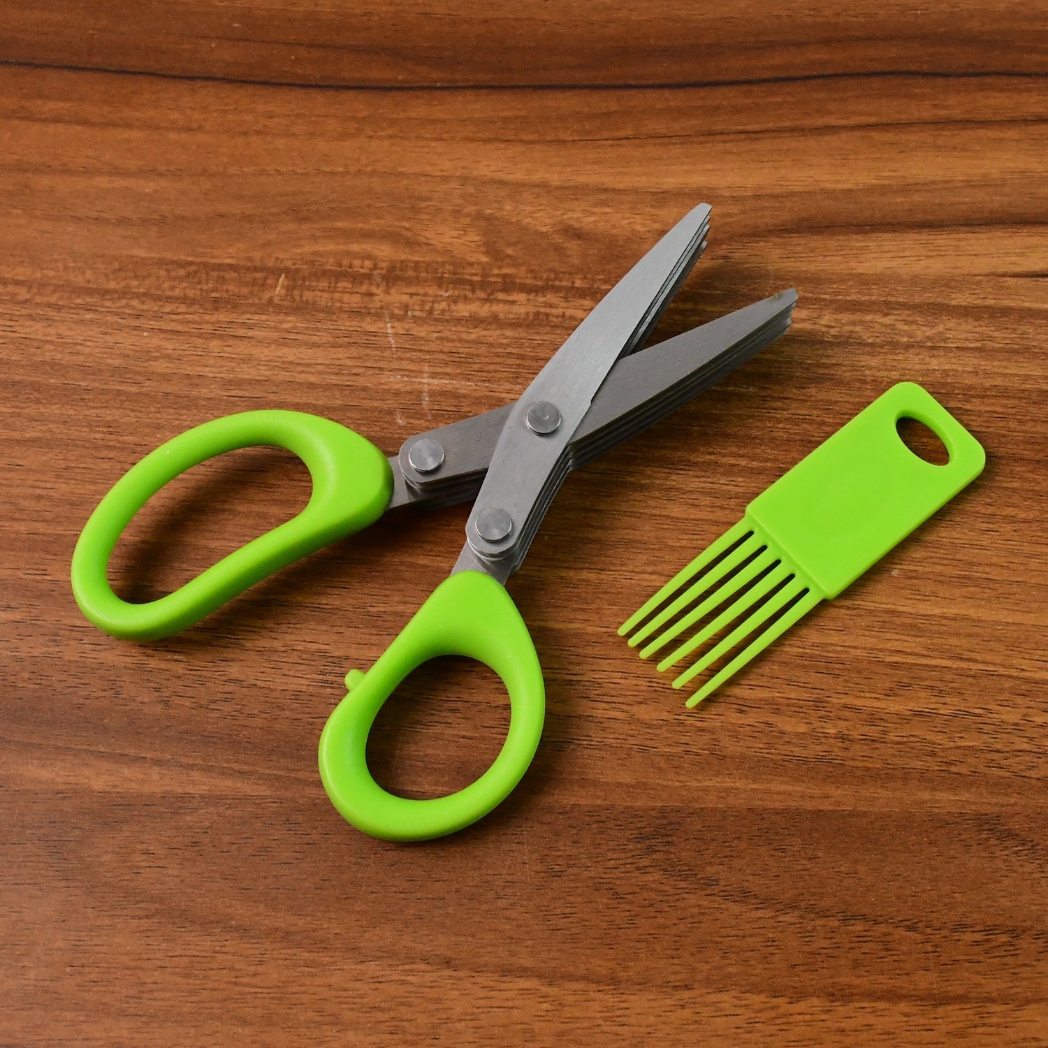 Premium 5-blade Multipurpose Kitchen Scissors With Cleaning Comb Wukusy