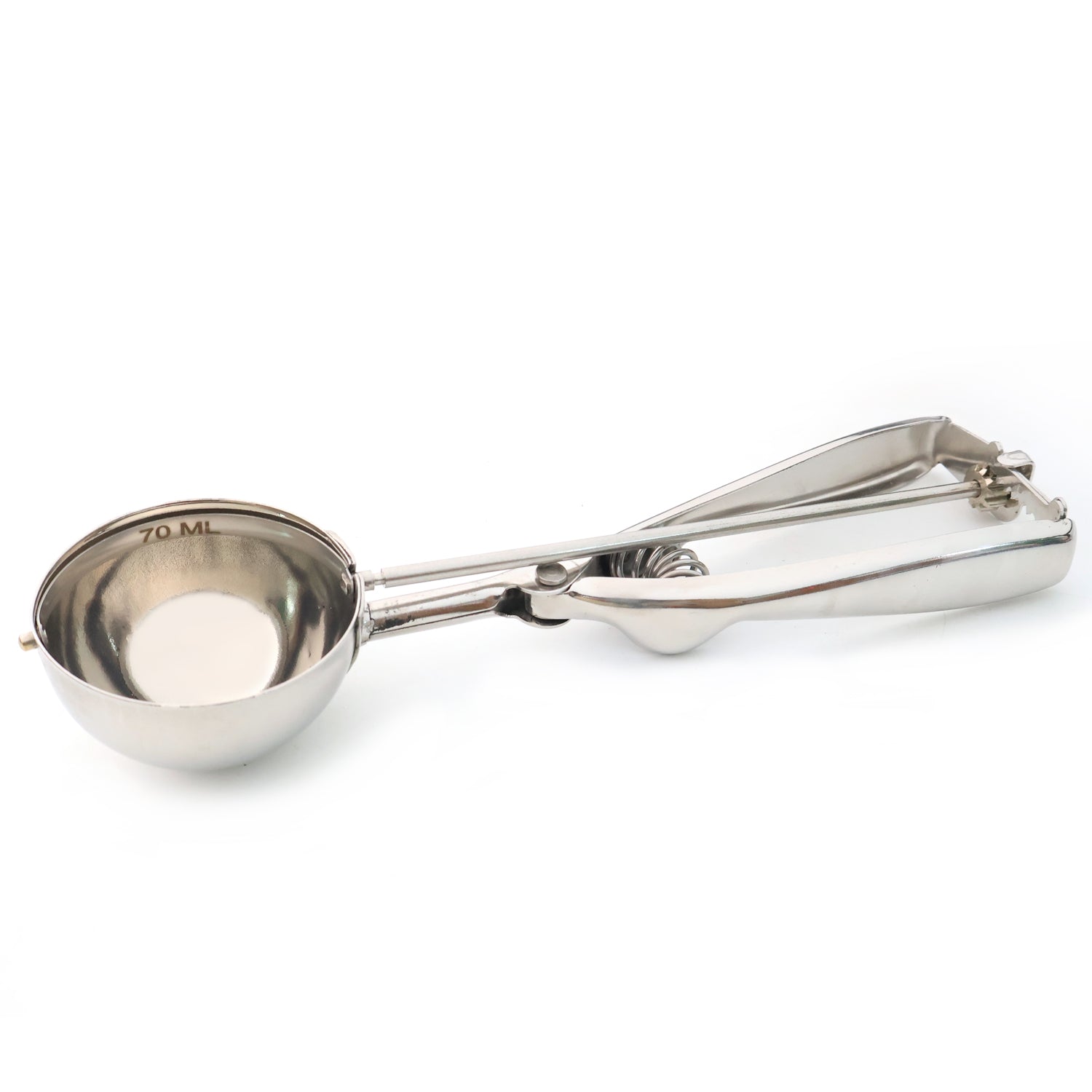 Premium Stainless Steel Ice Cream Scoop With Trigger Release Approx 70 Ml Capacity Wukusy