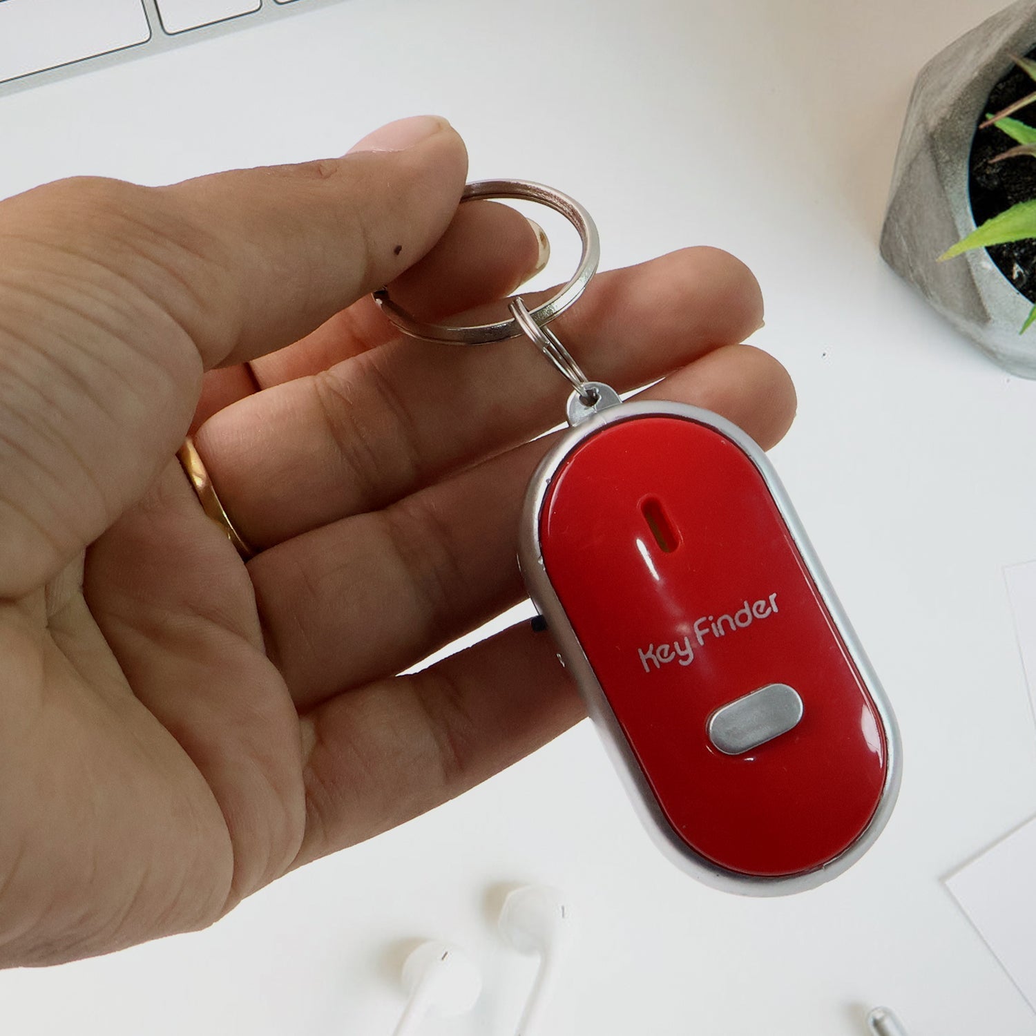 Key Finder Anti Key Lost Key Chain Whistle Induction (1 Pc) Wukusy
