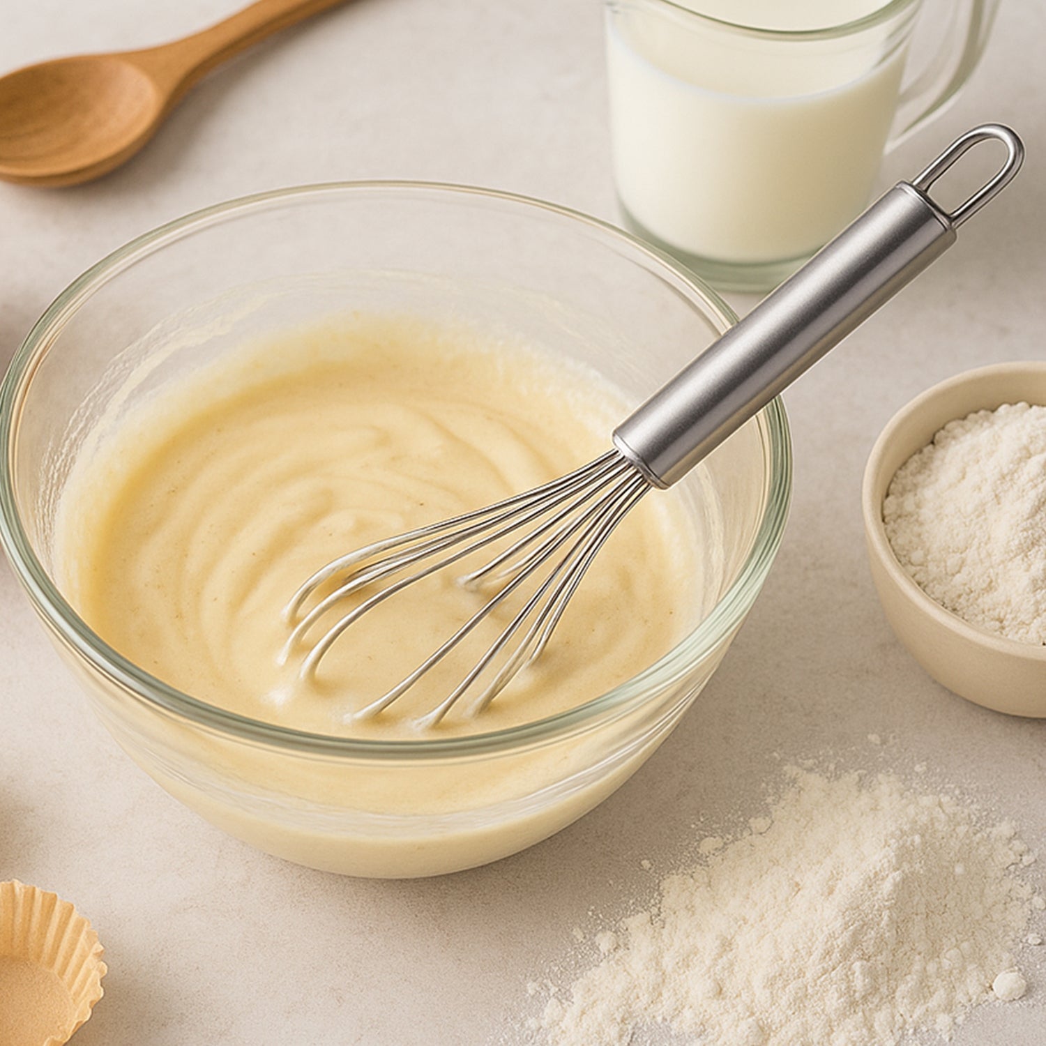 Supermom Premium Stainless Steel Wire Whisk (1 Pc) Wukusy