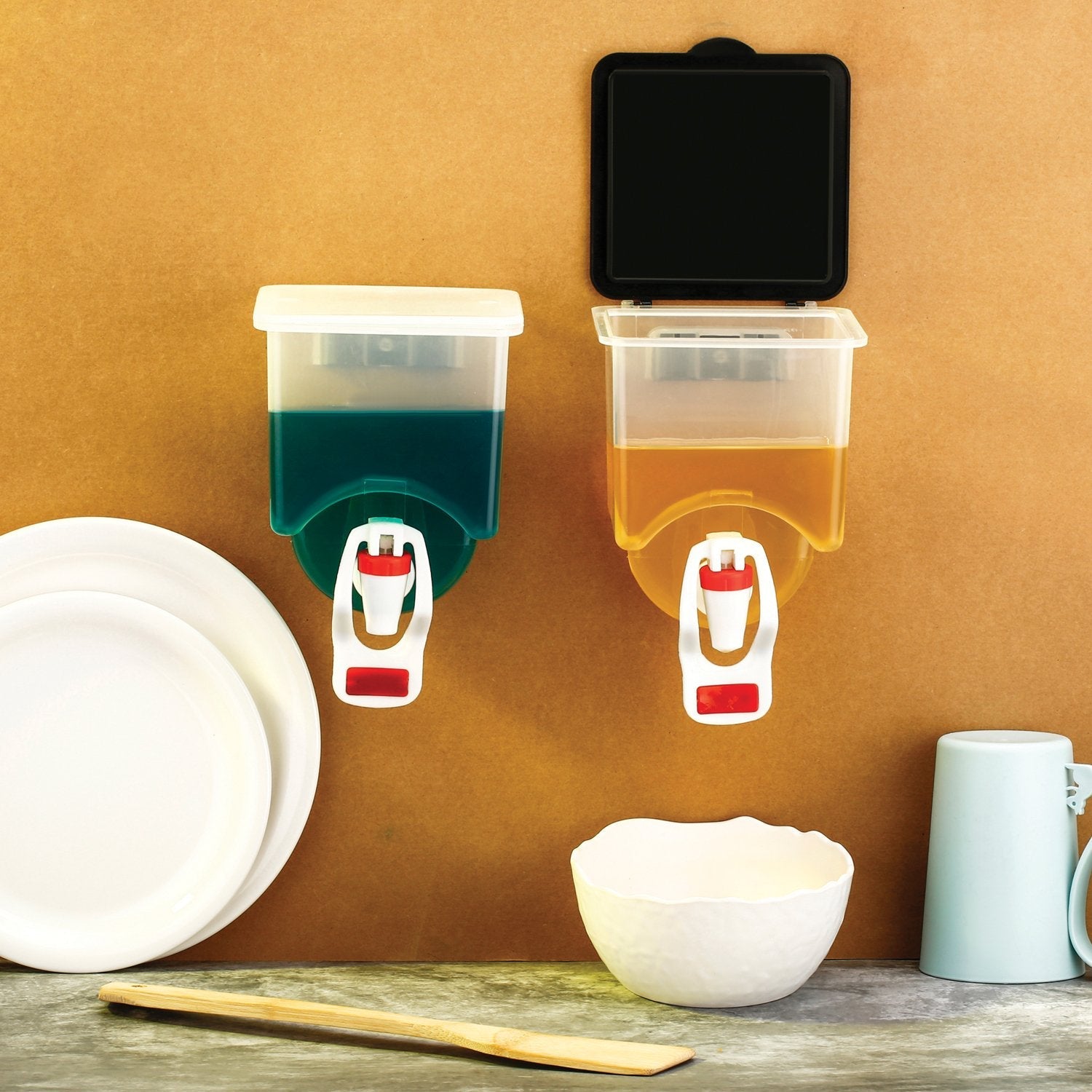 2972 Wall Mounted Oil Dispenser Bottle (1100ml Approx) Wukusy