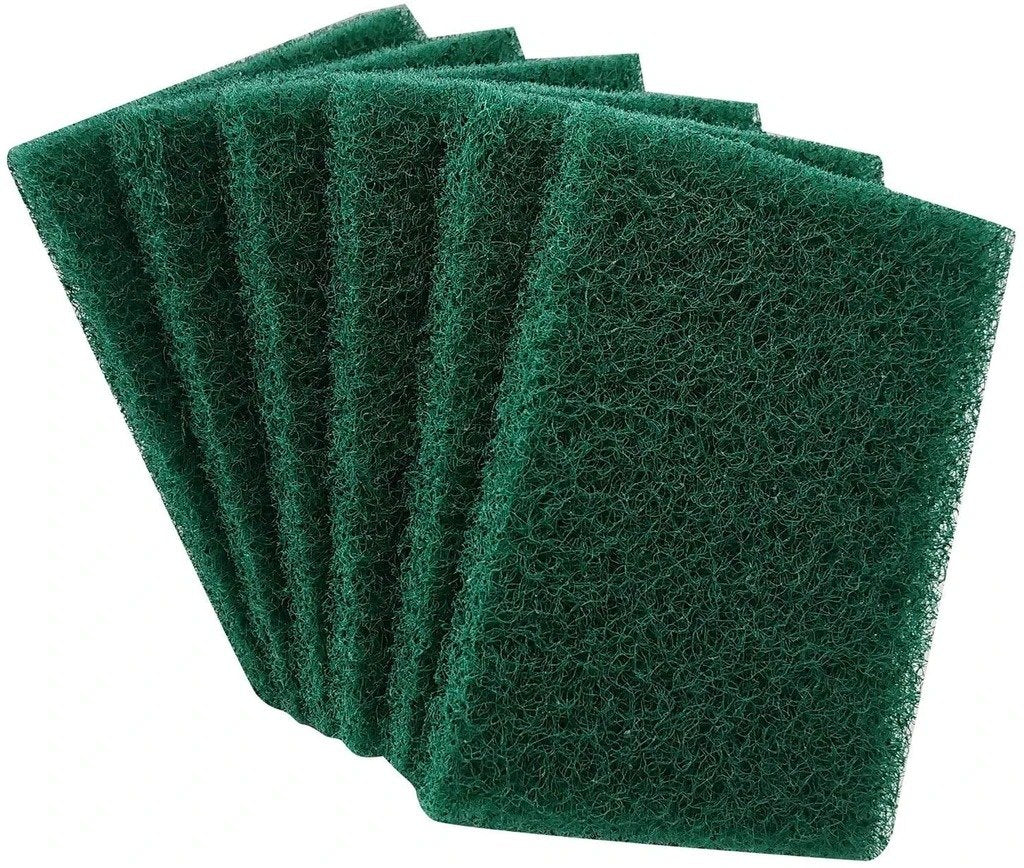 3438 Scrub Sponge Cleaning Pads Aqua Green Wukusy