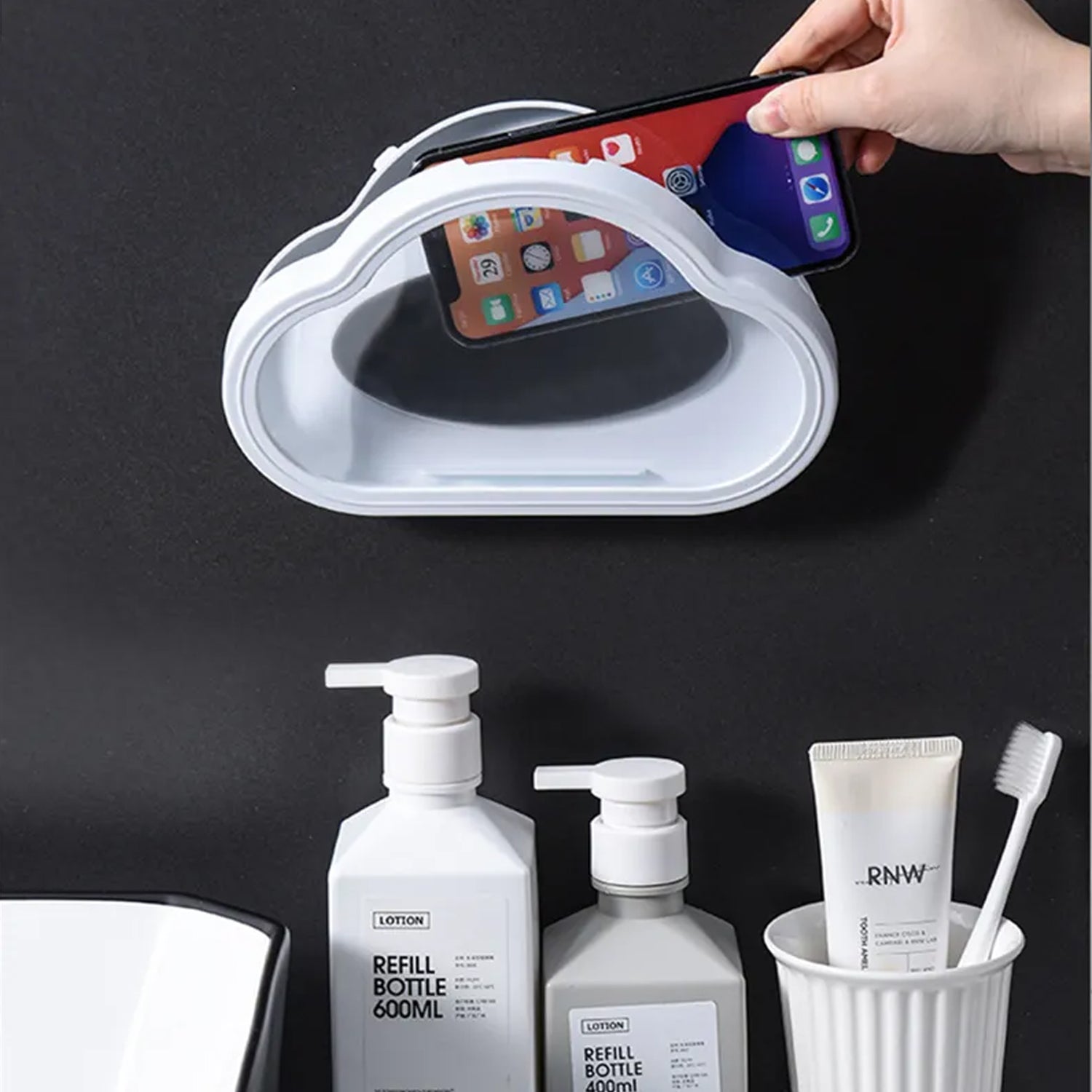 Smartphone  Mobile Stand Waterproof Case Smartphone Stand Case (1 Pc Orange) Wukusy