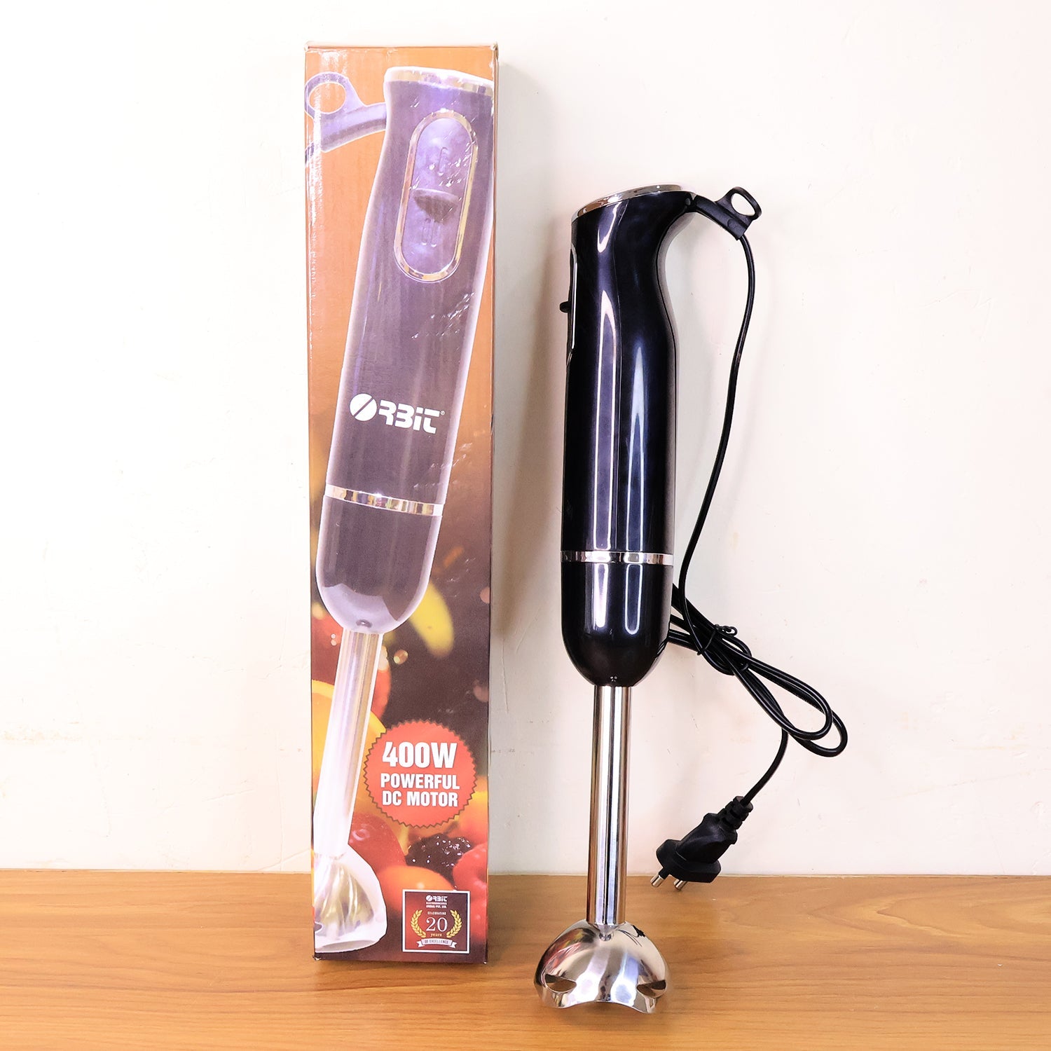 Orbit Electric Hand Blender With Stainless Steel Blade (1 Pc) Wukusy