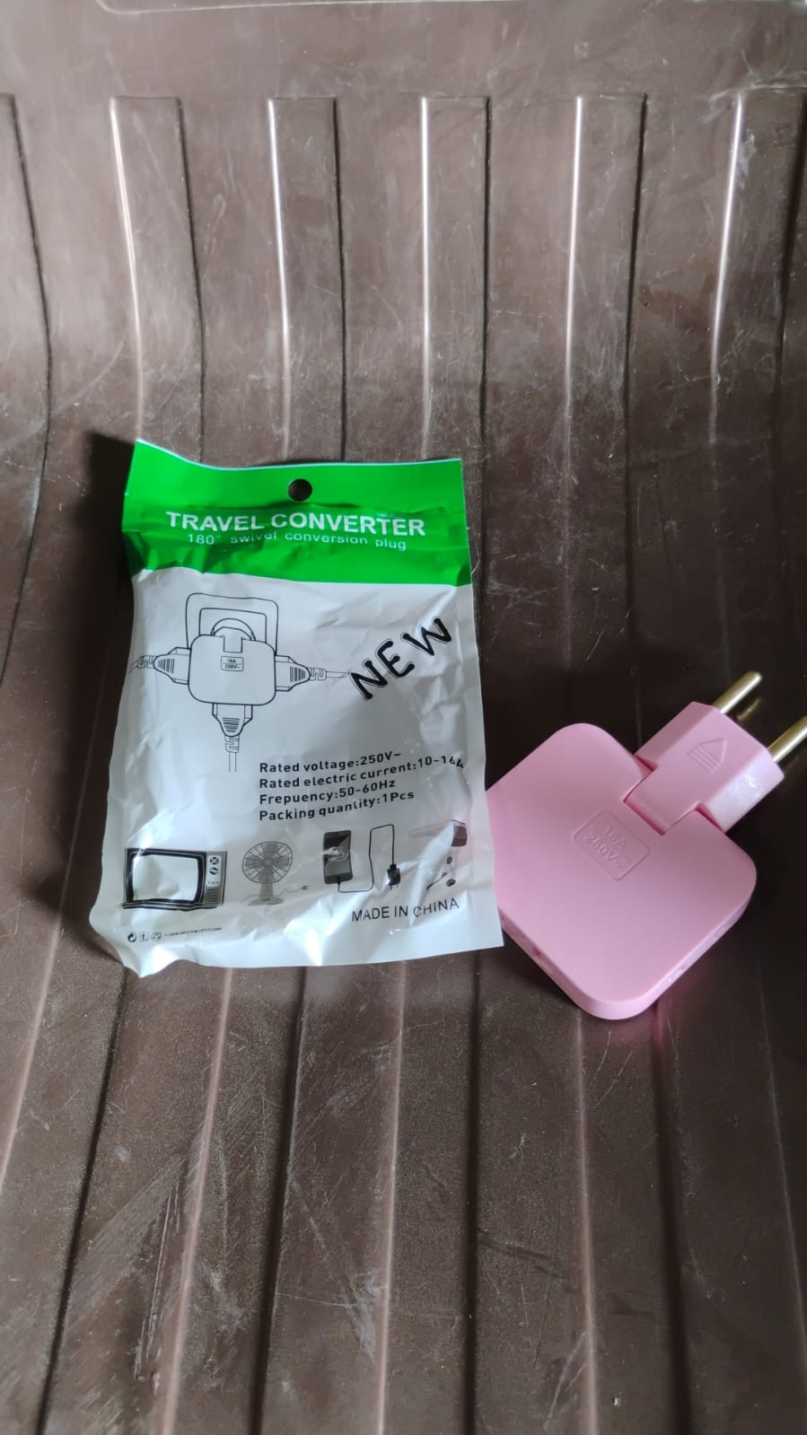Wireless 3 In 1 Foldable Wall Plug Adapter  Socket  Converter (1 Pc) Wukusy