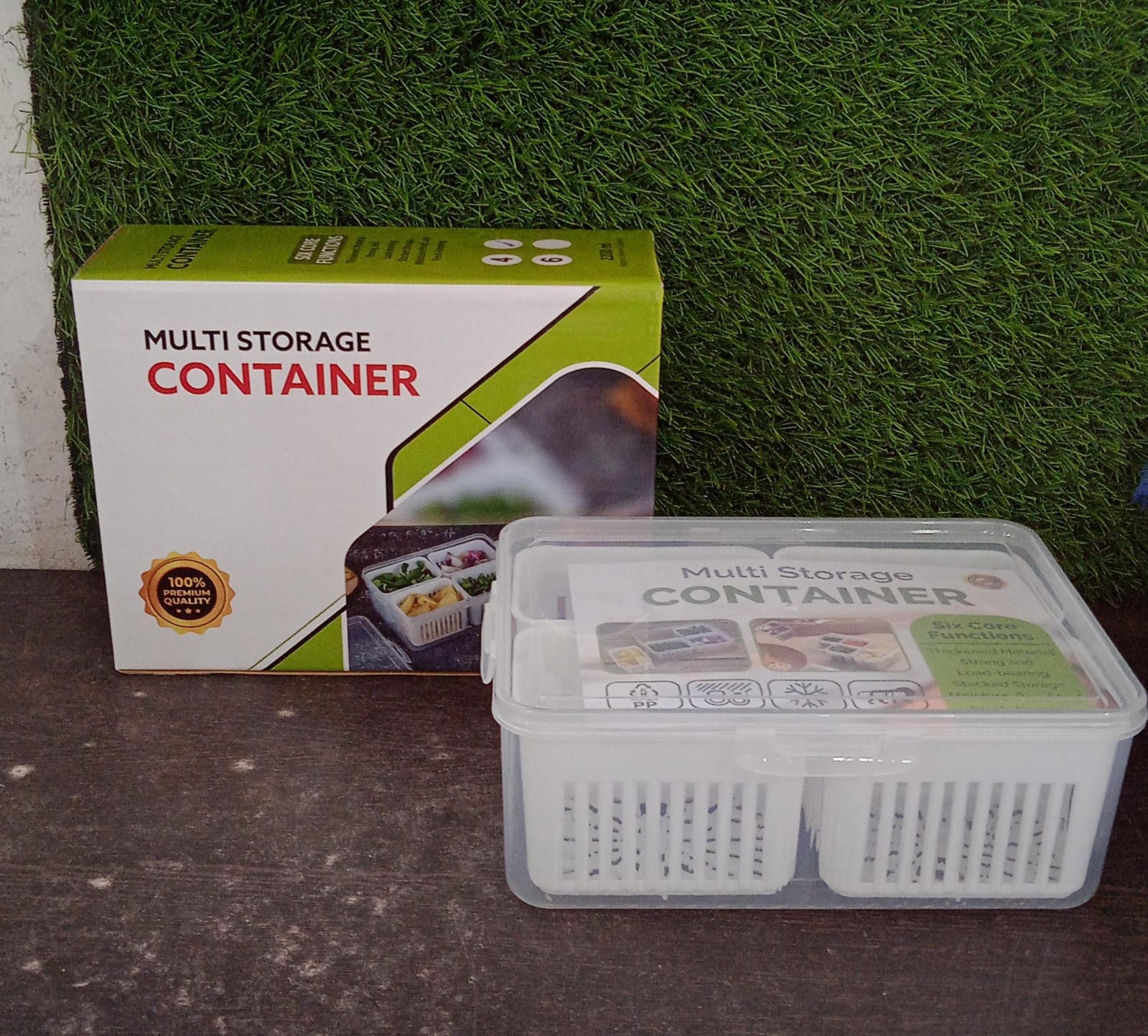 Fridge Storage Boxes Freezer Storage Containers Container For Kitchen Storage Set Storage In Kitchen Vegetable Storage Draining Crisper Refrigerator Food Box (1 Pc) Wukusy