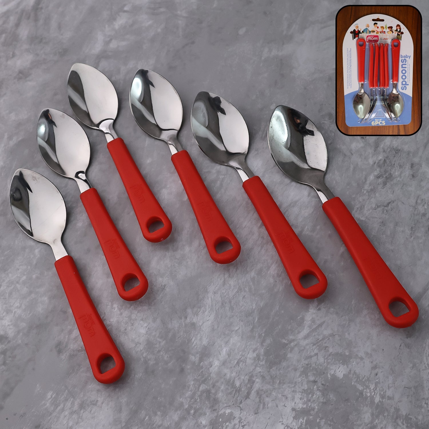 Supermom Baby Feeding Spoon (6 Pc Set) Wukusy