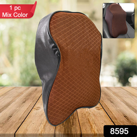 8595 Car Neck Pillow Car Neck Headrest Pillow Memory Foam Car Accessories Cushion Car Seat Head Support Neck Protector Car Seat Neck Pillowfor Driving (1 Pc) Wukusy