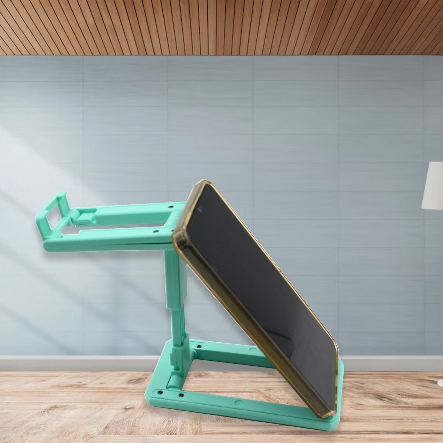 6882 Mobile Phone Stand Mobile Phone Holder Table Adjustable Angle Height Foldable Non-slip Sturdy Mobile Phone Holder Desktop Phone Holder For All Smartphones Wukusy