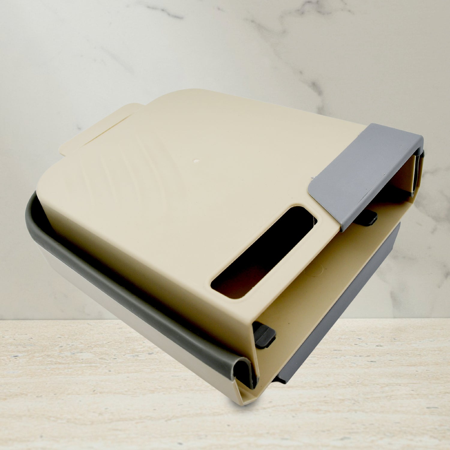 Hanging Trash Can For Kitchen Cabinet Door Small Collapsible Foldable Waste Bins Hanging Trash Holder For Bathroom Bedroom Office Car Portable Wukusy