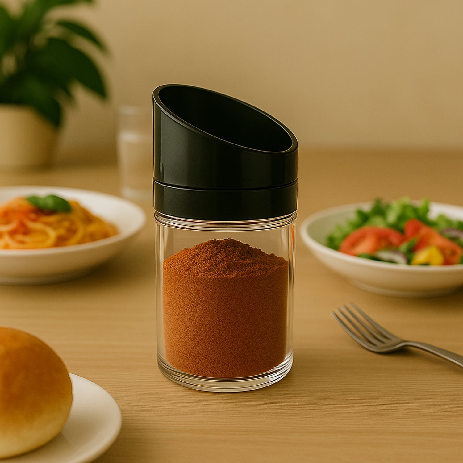 Apex Slant-lid Kitchen Storage Jar Set (2 Pc) Wukusy