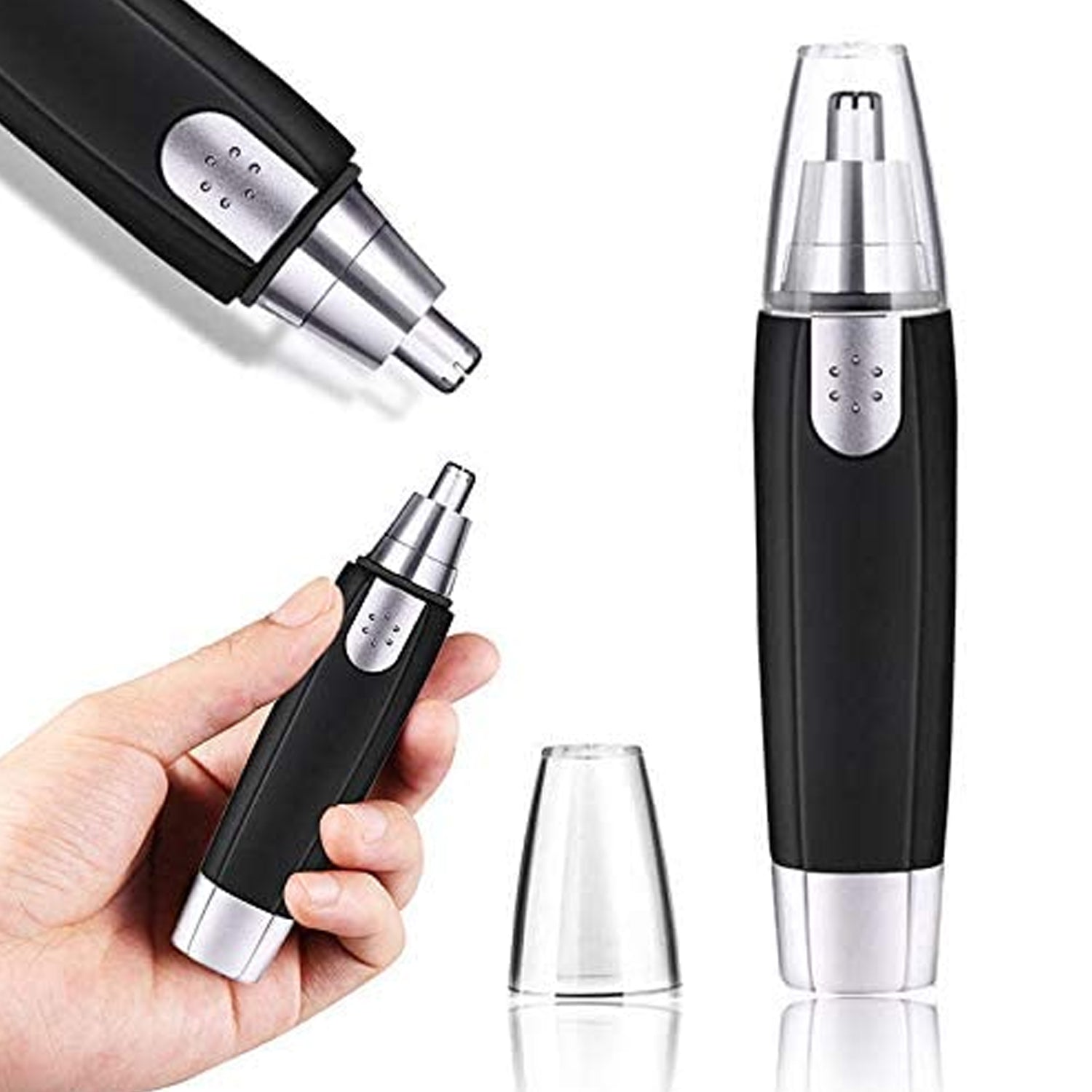 6003 Sharp New Ear And Nose Hair Trimmer Professional Heavy Duty Steel Nose Clipper Battery-operated. Wukusy