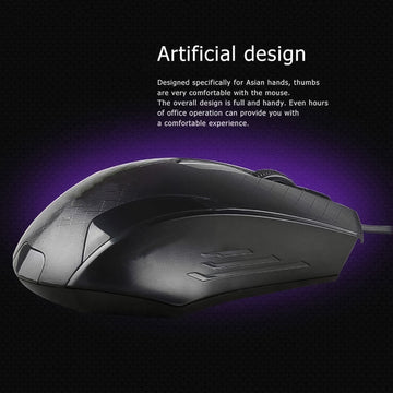 Computer  Laptop Wired Optical Mouse (1 Pc) Wukusy