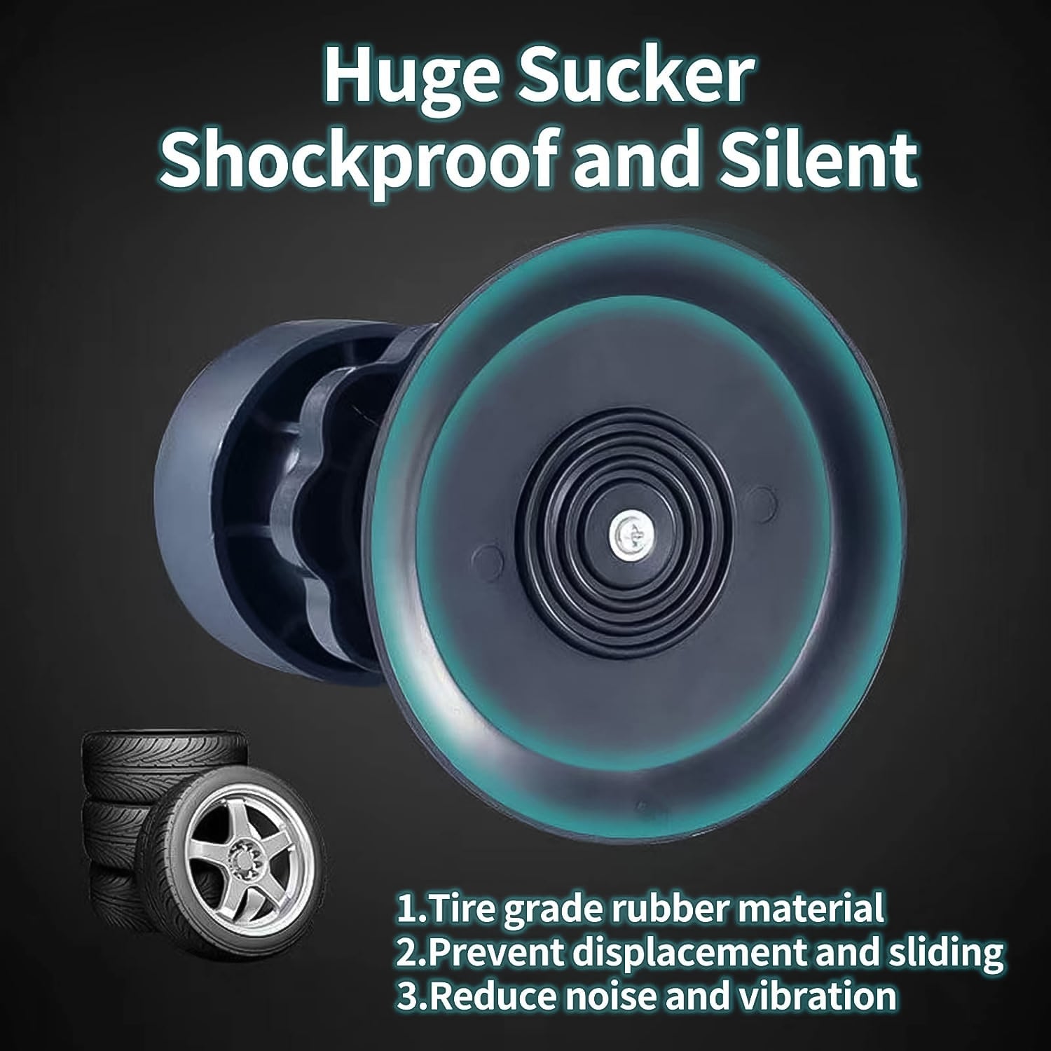 Adjustable Multipurpose Antivibration For Appiances (Set Of 4pc) Wukusy