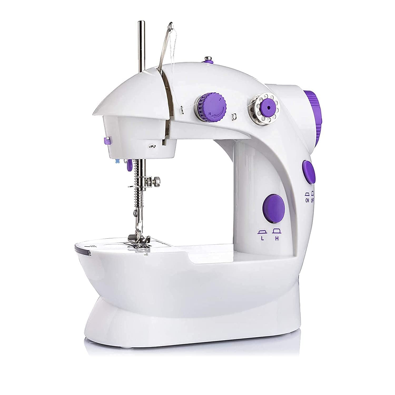 12917 Home Tailoring Sewing Machine With Extension Table Set Foot Pedal Adapter Mini Electric Silai Machine Portable Stitching Machinetailoring Machine Wukusy
