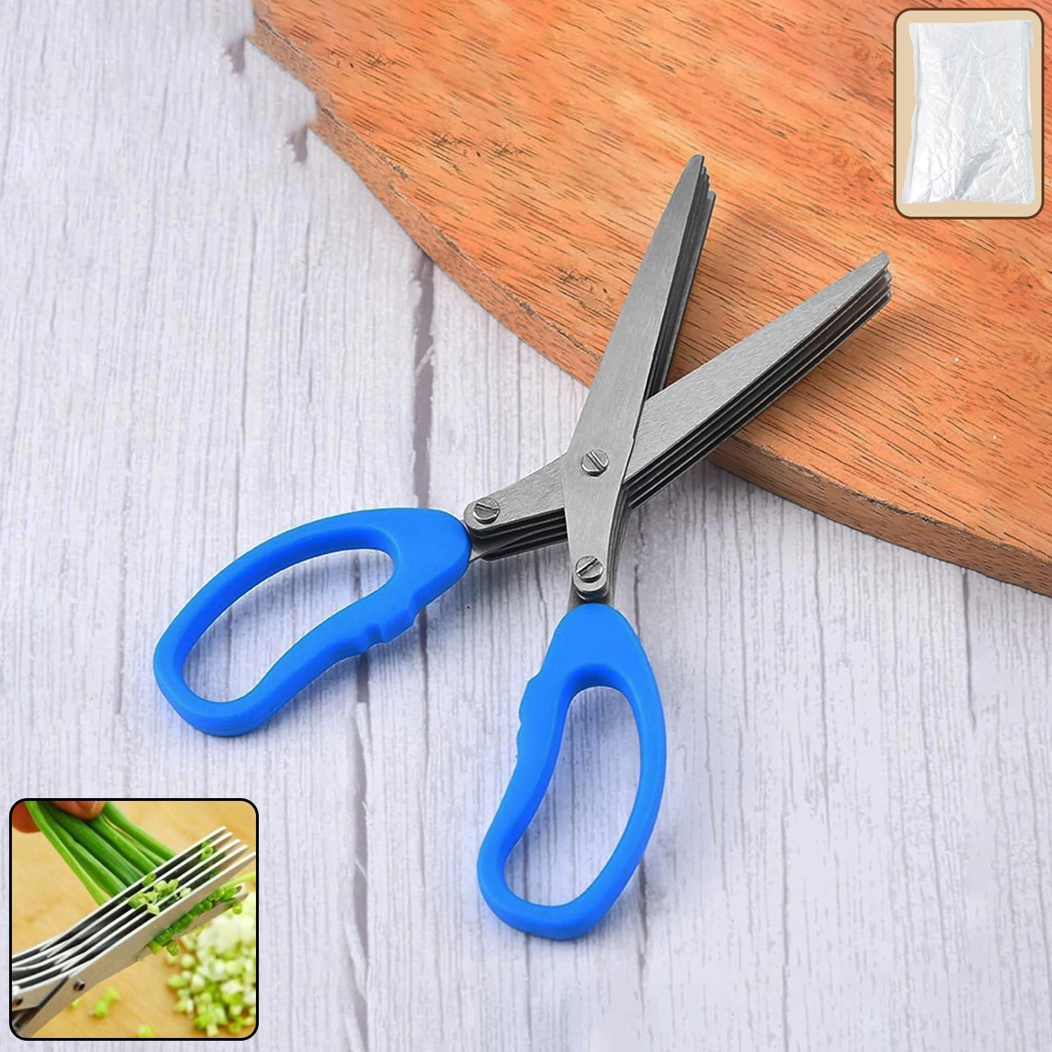 5-blade Multipurpose Herb Scissors Wukusy