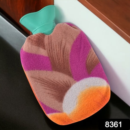 Hot Water Bottle Bag With Cover (1 Pc  Mix Design  Color  250 Ml Approx) Wukusy