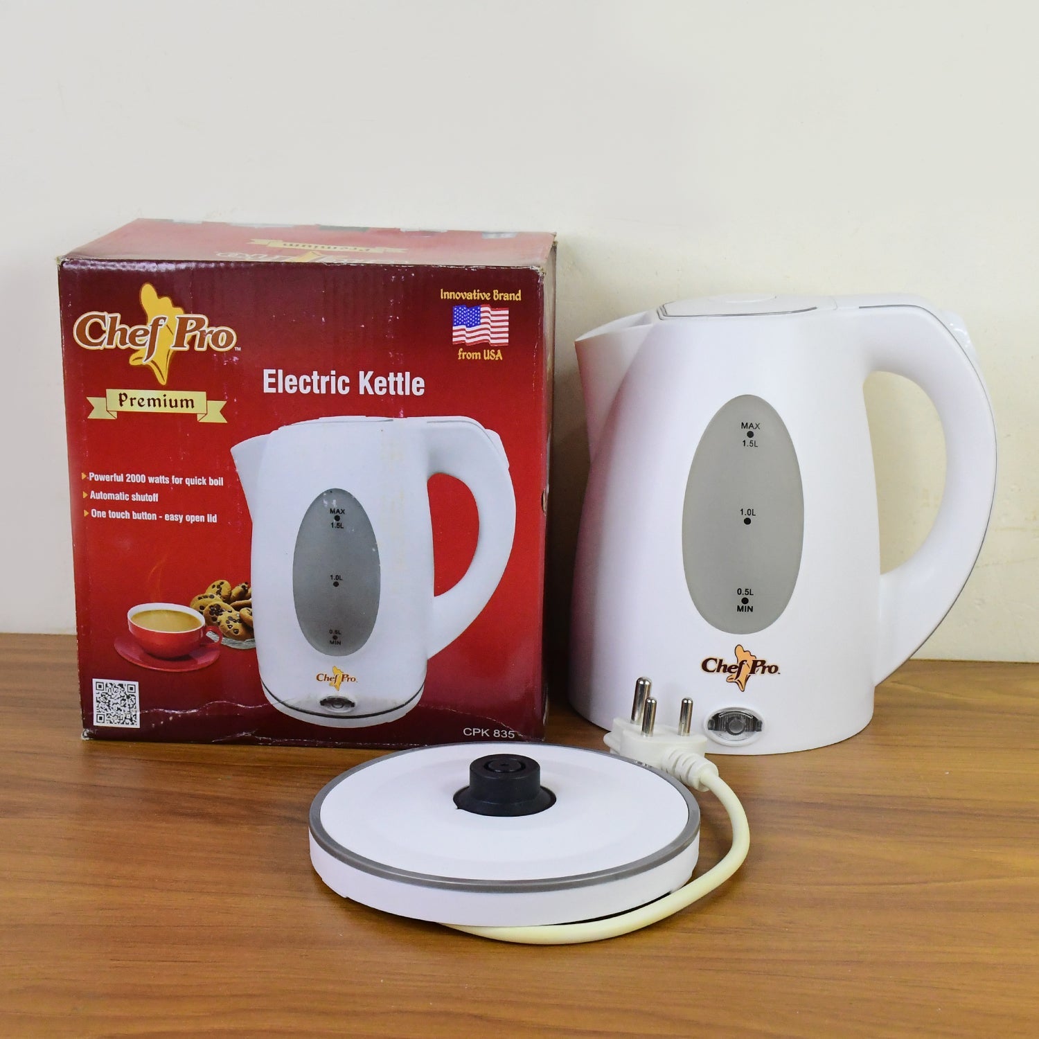 Orbit Electric Kettle (1.5l  1 Pc) Wukusy