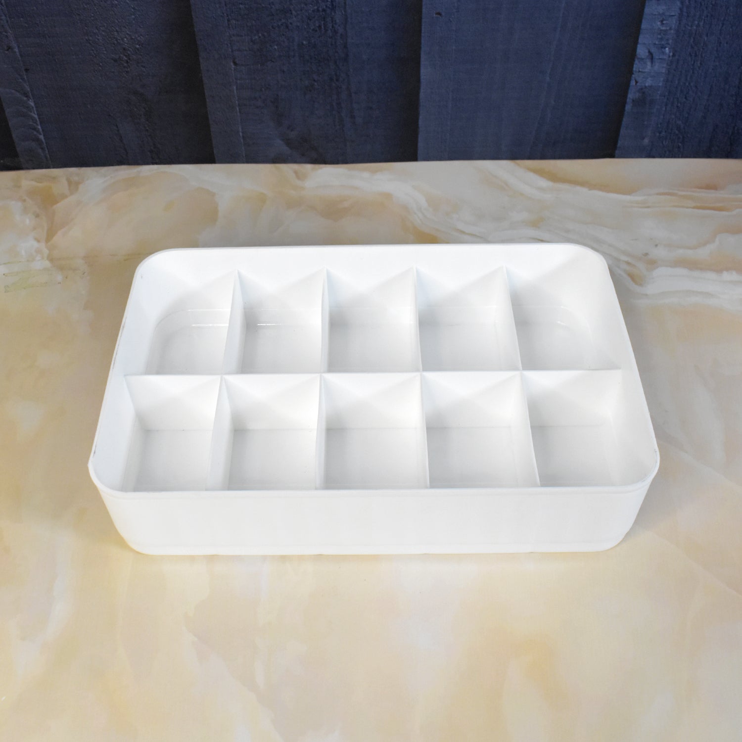 Multi-function Desktop Drawer Storage Box 10 Grid Underwear Socks Box (2 Pc Set) Wukusy