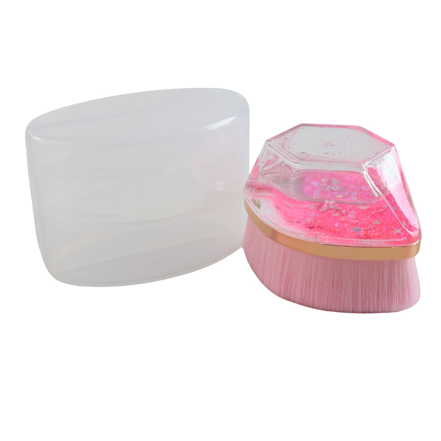 Glitter Cosmetic Brush With Starry Gel Base (1 Pc) Wukusy