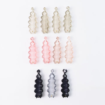 Plastic Hair Claw Clips Strong Clips (12 Pc  Mix Color) Hair Accessories Wukusy