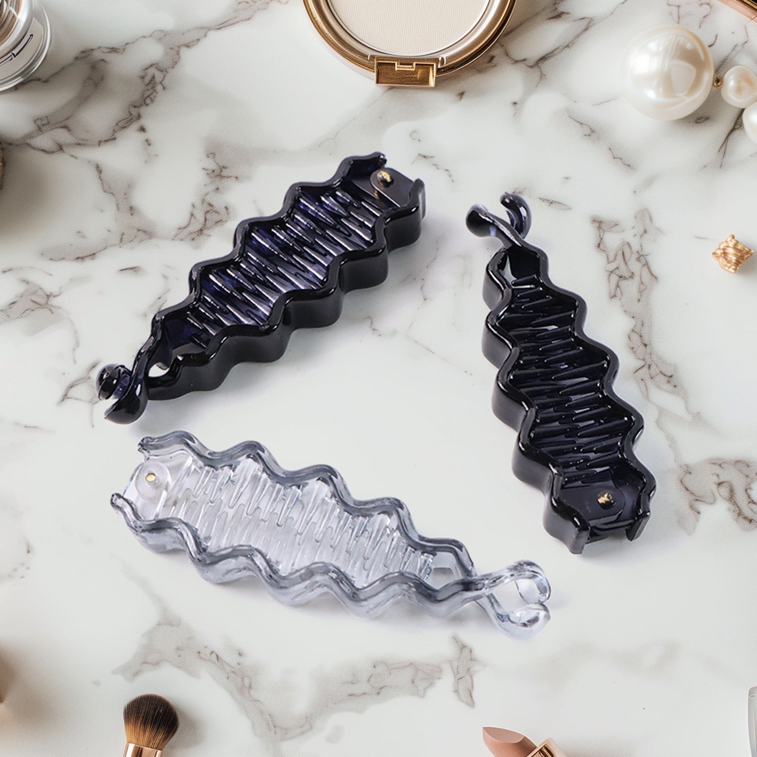 Plastic Hair Claw Clips Strong Clips (12 Pc  Mix Color) Hair Accessories Wukusy