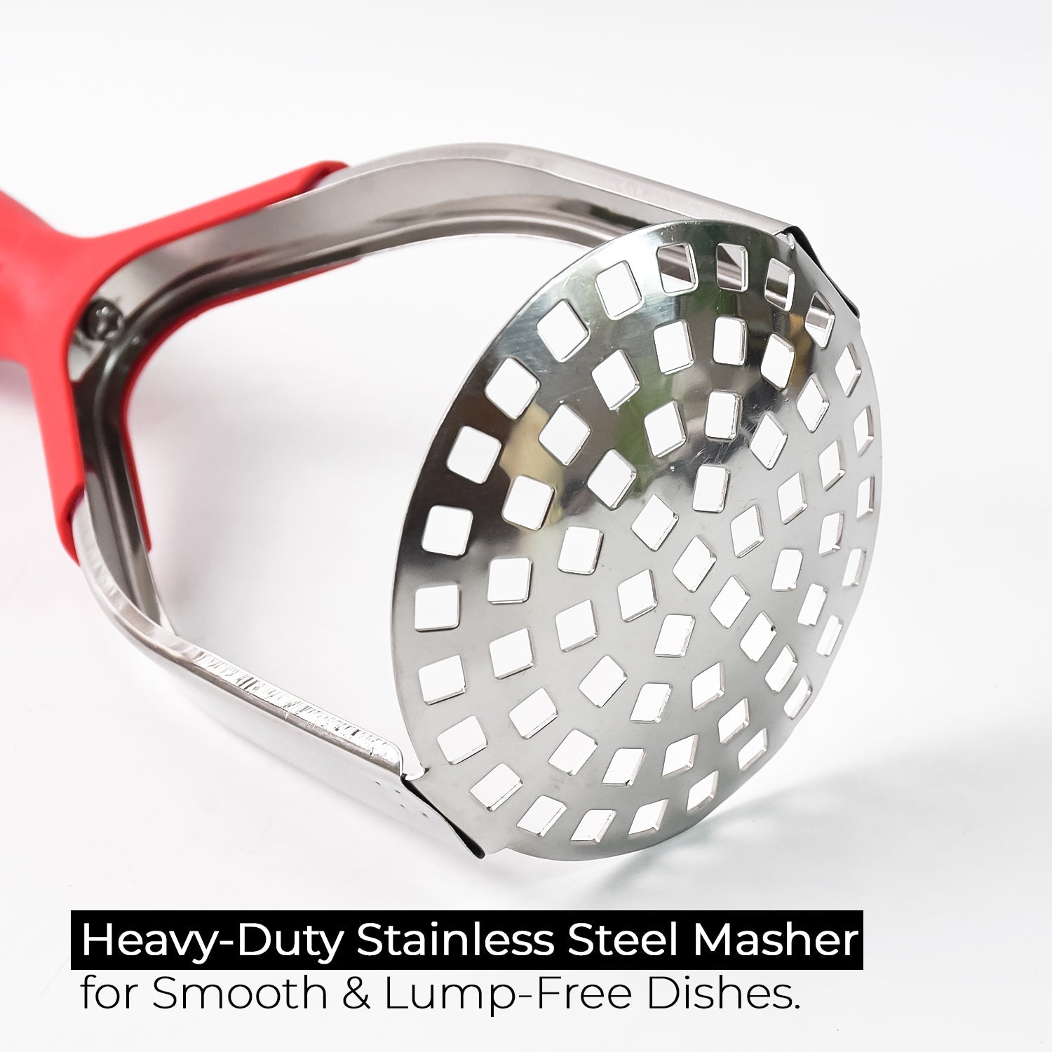 5493 Kitchen Food Masher Fruit Tool Masher Professional Masher Kitchen Tool Kitchen Masher With Comfortable Grip Heavy Duty Potato Masher Perfect For Bean Vegetable Fruits Masher (1 Pc) Wukusy