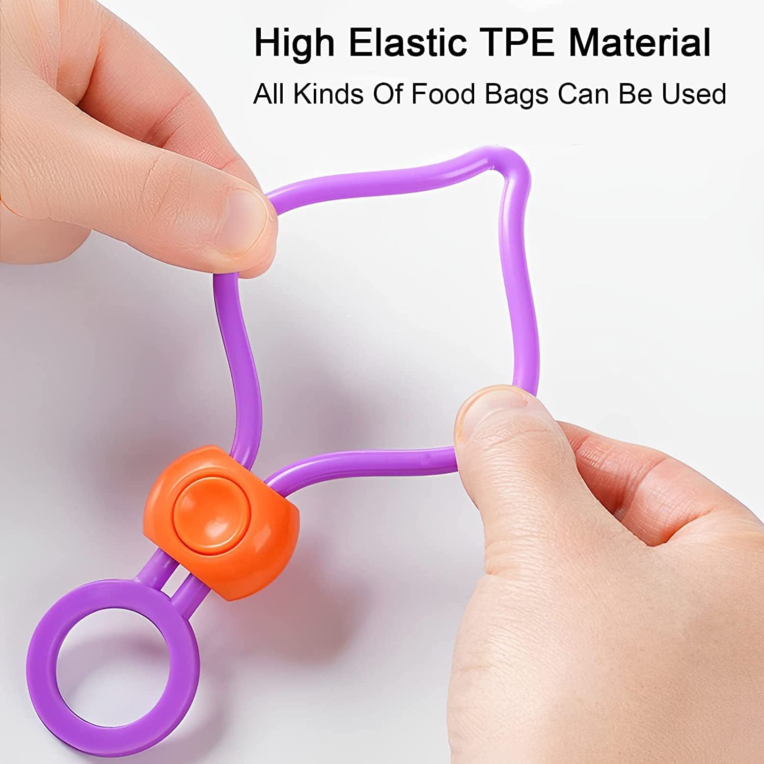 17570 Bag Clips Food Clips Multi-purpose Sealer Reusable Cable Ties Cord Organizer Bag Clips Food Clips For Home Kitchen Office (1 Pc) Wukusy