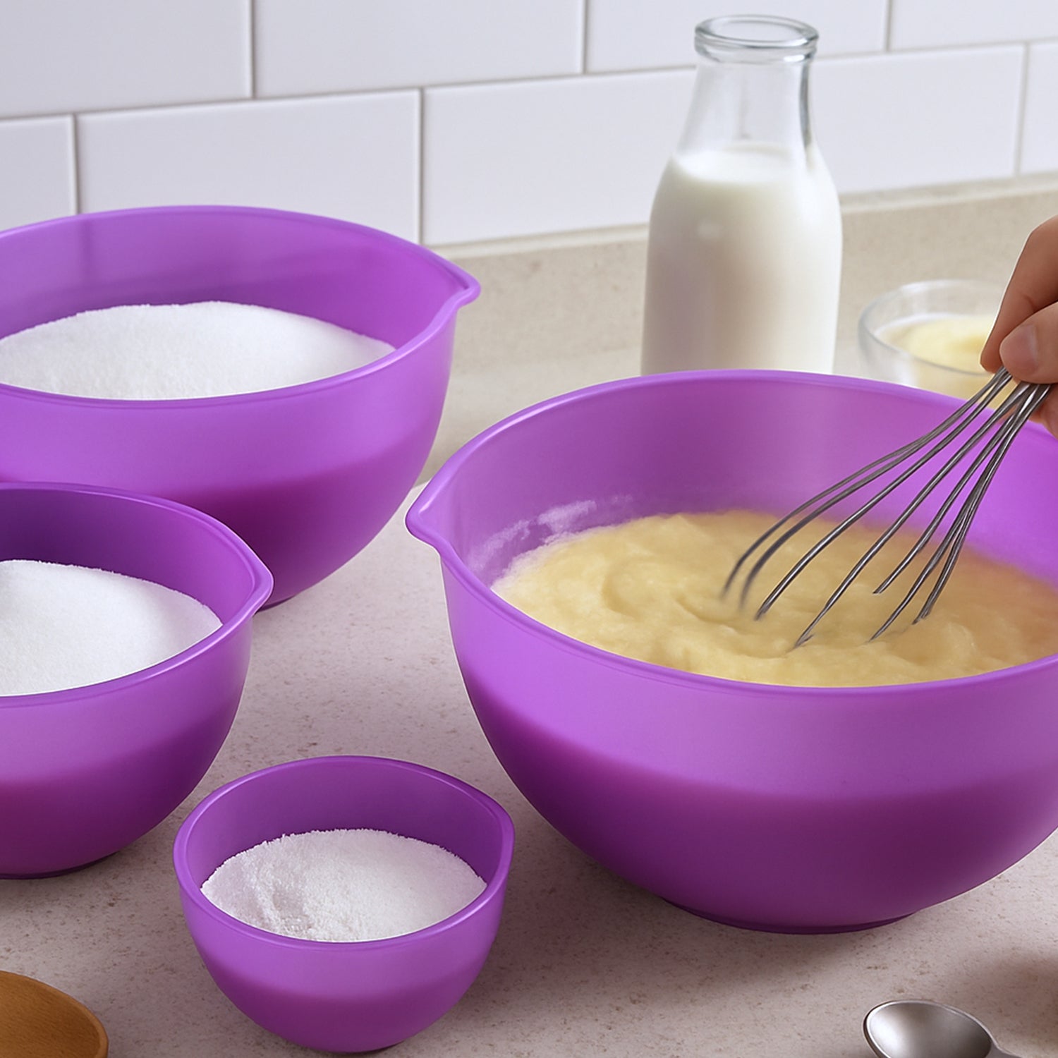 Apex Mix  Measure Prep Bowl Set  3 Pieces Wukusy