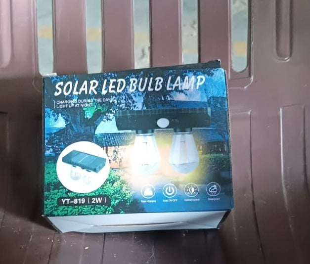 Solar Double Led Bulb Lamp Yt-819- 2w (1 Pc) Wukusy