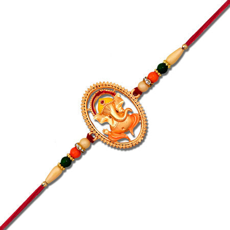 Ganesha Designer Rakhi Wukusy