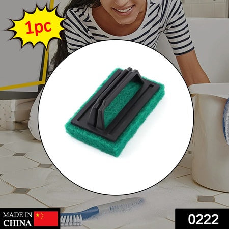 0222 Handle Scrubber Brush Widely Used By All Types Of Peoples For Washing Utensils And Stuffs In All Kinds Of Bathroom And Kitchen Places Etc. Wukusy