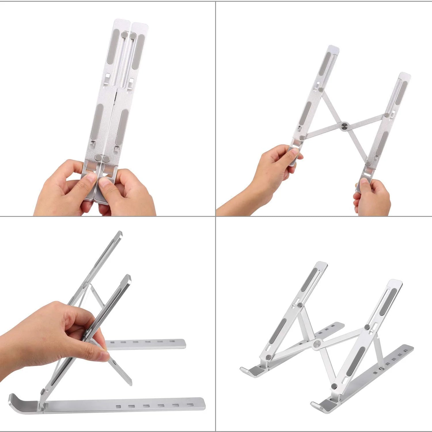 Metal Portable Laptop Stand With 7 Adjustable Angles (1 Pc) Wukusy
