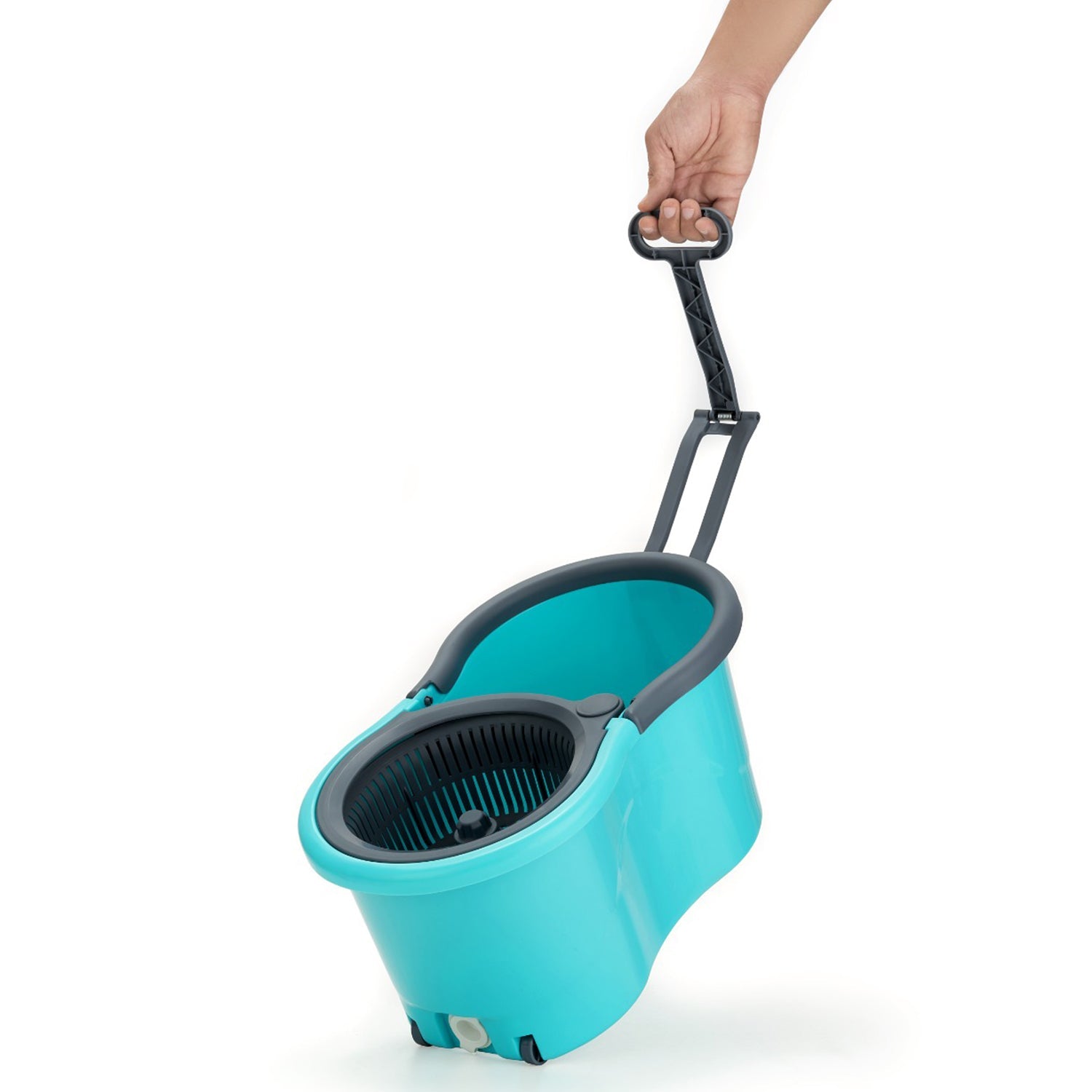 4941 Quick Spin Mop Plastic Spin Bucket Floor Cleaning Easy Wheels  Big Bucket Floor Cleaning Mop With Bucket Wukusy
