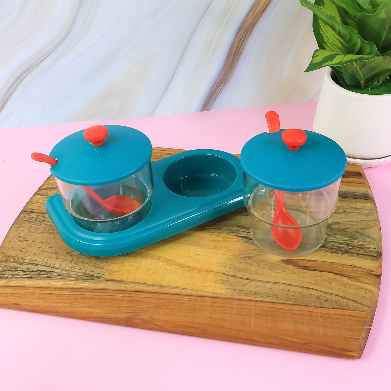 Supermom Storewell Multipurpose Spice And Condiment Container Set (2 Pc) Wukusy