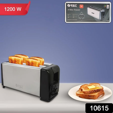 Orbit Adjustable Pop-up Toaster - 1200w Wukusy
