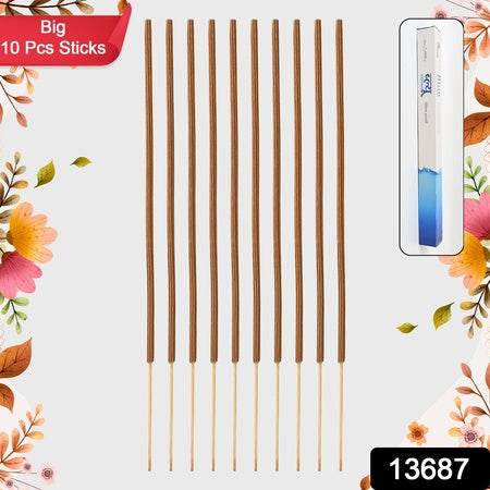 Big Blue Ocean Premium Incense Sticks  Agarbatti (10 Pcs Sticks  40 Cm  Stand Not Included) Wukusy