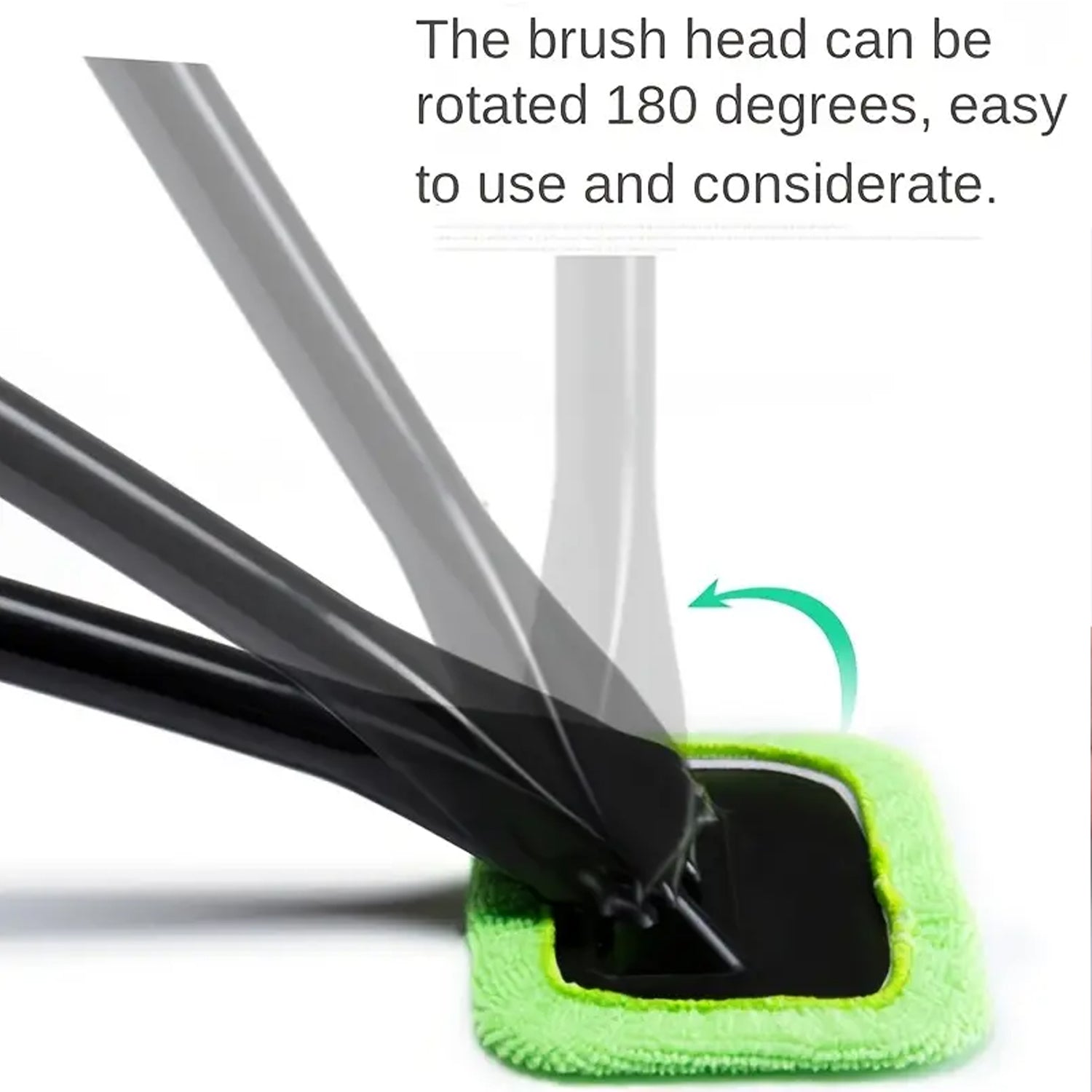 Windshield Clean Car Glass Cleaner Wiper With 1 Extra Microfiber Cloth (1 Pc  38 Cm Long) Wukusy