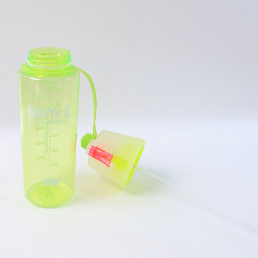 Plastic Dual Function Sports Water Bottle With Built-in Mist Spray And Leakproof Cap (600ml  1 Pc)