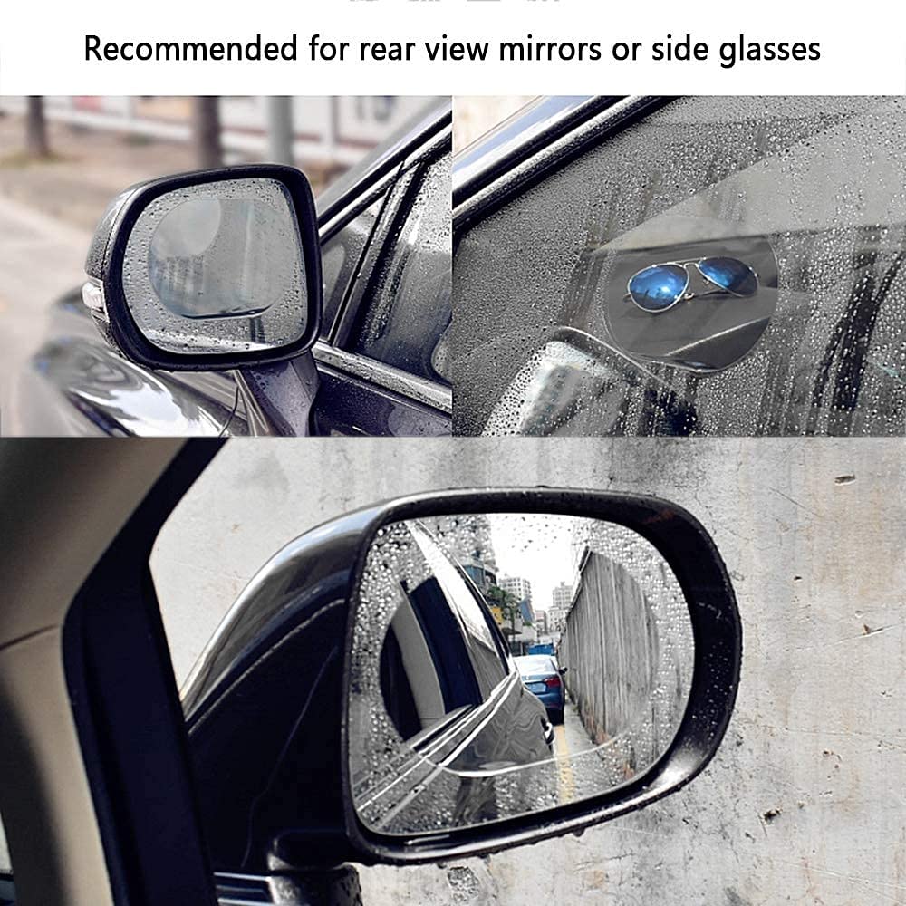 7552 Anti Fog Anti Scratch Interior Rearview Car Mirror Film Waterproof Hd Clear Protective Sticker Film For Safe Driving Car Mirrors Side Windows Wukusy