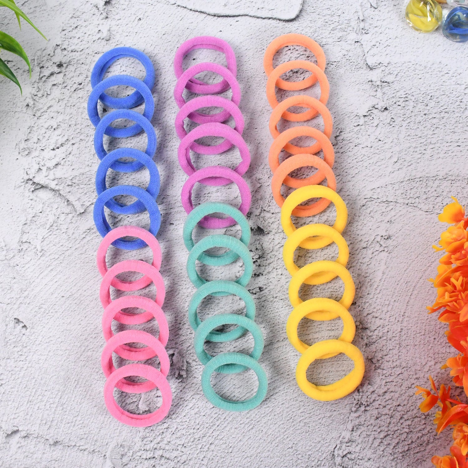 Mini Hair Ties Mini Hairlines Mini Hairbands (30 Pcs Set) Wukusy