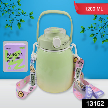 Stainless Steel Mug  Bottle Vacuum Insulated Cup With Handle (1200 Ml) Wukusy