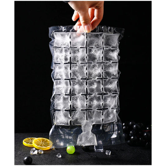 2905 Disposable Ice Cube Bags Stackable Easy Release Ice Cube Mold Trays Self-seal Freezing Makercold Ice Pack Cooler Bag For Cocktail Food Wine