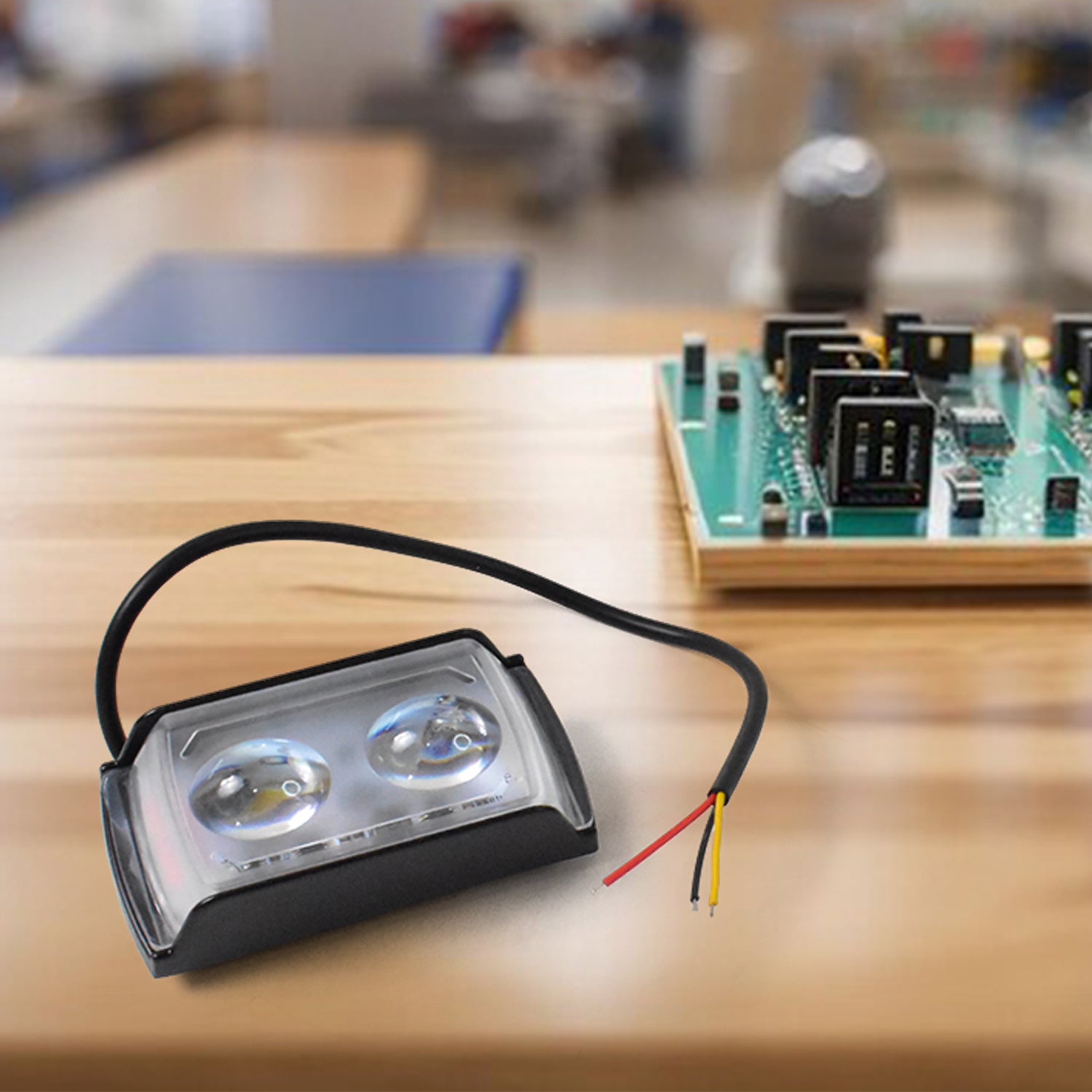 6 Mode Led Spotlight Universal Ultra Mini Double Lens Fog Light (1 Pc) Wukusy