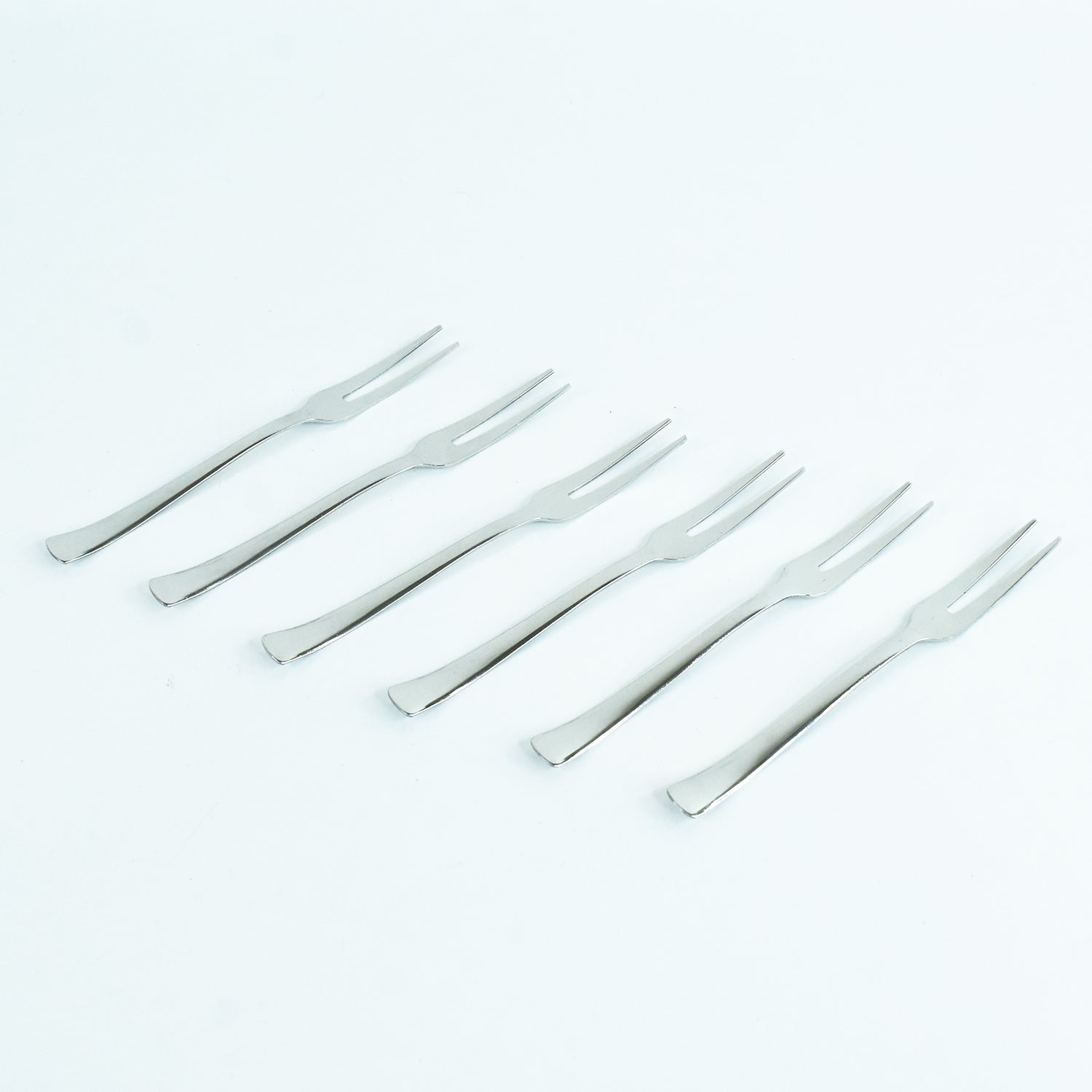 Apex 6 In 1 Stainless Steel Fruit Fork (1 Set) Wukusy